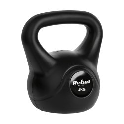 Rebel RBA-2312 Kettlebell Active 4 kg, černý