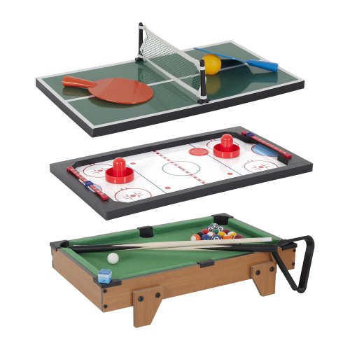 CMP MG3487 Stolní hra 3v1 – Billiard, Air Hockey a Stolní Tenis