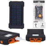 CMP HT0005 Solární nabíječka powerbanka 5000mAh, černá