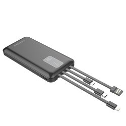 CMP HT2077 Powerbanka 10 000 mAh, 4 koncovky, černá