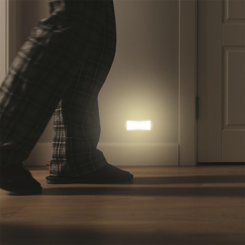 CMP LA10475 Noční světlo se senzorem soumraku, samolepící, bílé