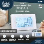 CTM HT0109 Bezdrátová meteostanice s vlhkoměrem, bílá