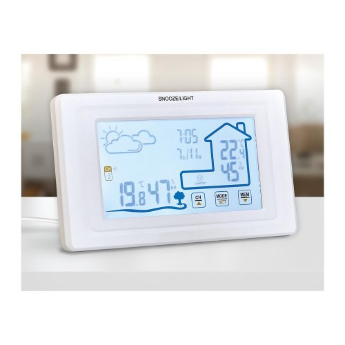 CTM HT0109 Bezdrátová meteostanice s vlhkoměrem, bílá