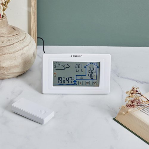 CTM HT0109 Bezdrátová meteostanice s vlhkoměrem, bílá