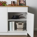 CMP ME0021 Kuchyňský koš na bioodpad s vyjímatelnou vložkou 8 L, béžový