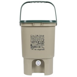 CMP ME0022 Kompostér do kuchyně s kohoutkem 19 l, béžový