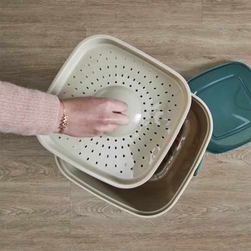 CMP ME0022 Kompostér do kuchyně s kohoutkem 19 l, béžový