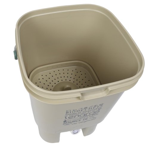 CMP ME0022 Kompostér do kuchyně s kohoutkem 19 l, béžový