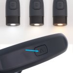 Izoxis 25675 LED lampa na čtení za krk černá