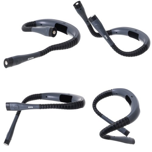 Izoxis 25675 LED lampa na čtení za krk černá