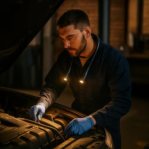 Izoxis 25675 LED lampa na čtení za krk černá