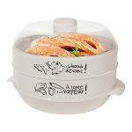 CMP KC2155 Napařovač do mikrovlnné trouby 2,4 L, bílý