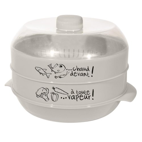 CMP KC2155 Napařovač do mikrovlnné trouby 2,4 L, bílý