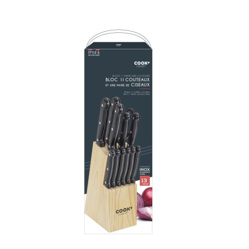 CMP KD32931 Sada kuchyňských nožů v bloku, 13 ks