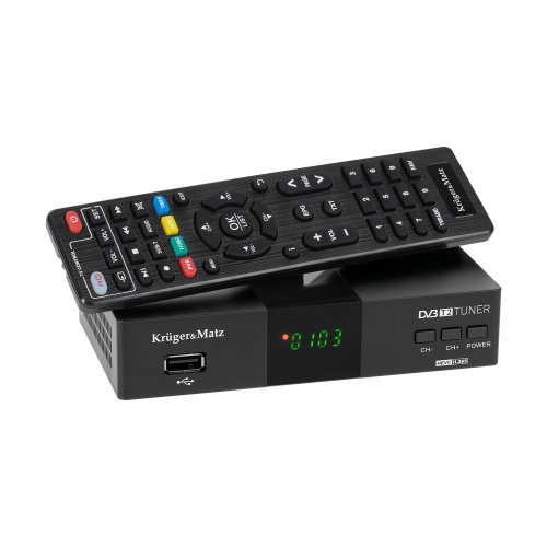Kruger&Matz KM0550D Set-top box DVB-T2 H.265 HEVC