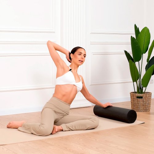 Rebel RBA-3052 Masážní válec 15 x 90 cm, černá