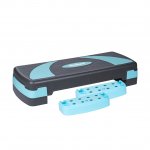 Rebel RBA-3225 Aerobní step platforma 78 cm, nastavitelná výška, šedo-modrá