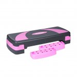 Rebel RBA-3225 Aerobní step platforma 78 cm, nastavitelná výška, šedo-fialová