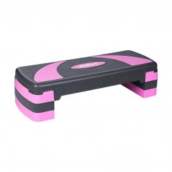 Rebel RBA-3225 Aerobic step platforma 78 cm, nastaviteľná výška, sivo-fialová