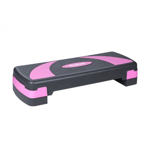 Rebel RBA-3225 Aerobní step platforma 78 cm, nastavitelná výška, šedo-fialová