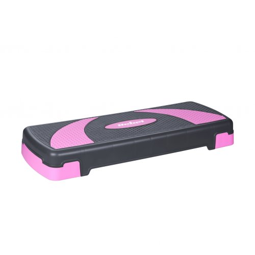Rebel RBA-3225 Aerobní step platforma 78 cm, nastavitelná výška, šedo-fialová