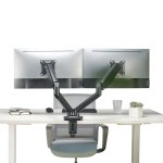 Cabletech UCH0208-2 Držák Dual na 2 monitory, úhlopříčka 17" až 32", černá
