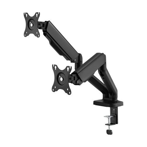 Cabletech UCH0208-2 Držák Dual na 2 monitory, úhlopříčka 17" až 32", černá