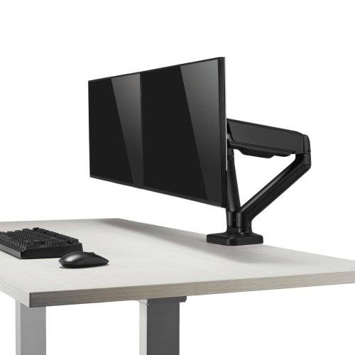 Cabletech UCH0208-2 Držák Dual na 2 monitory, úhlopříčka 17" až 32", černá
