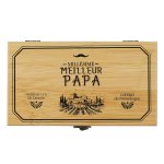 CMP KV7391 Dárková sada na víno „Millésime Meilleur Papa“