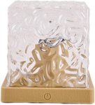 Verk 12359 Krištáľová LED lampa v tvare kocky, 16 farieb RGB, s diaľkovým ovládaním