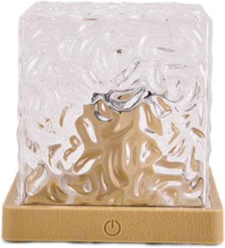 Verk 12359 Krištáľová LED lampa v tvare kocky, 16 farieb RGB, s diaľkovým ovládaním