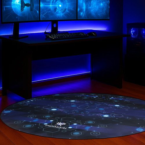 Dunmoon 25956 Ochranná podložka pod herné stoličky 120 x 4 cm, protišmyková