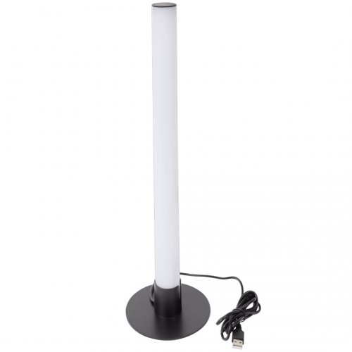 Verk 12364 LED stojací lampa, dálké ovládání, 50 cm, černá