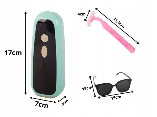 Verk 24589 IPL Epilátor pro trvalé odstranění chloupků, zelený