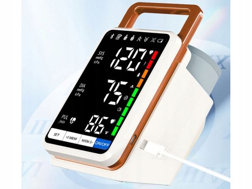 Verk 27517 Digitálny tlakomer na rameno, 0-299 mmHg, biely