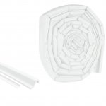 Ruhhy 26271 Samolepiace tesnenia na okná a dvere 400 x 2,1 cm, biele