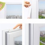 Ruhhy 26271 Samolepiace tesnenia na okná a dvere 400 x 2,1 cm, biele