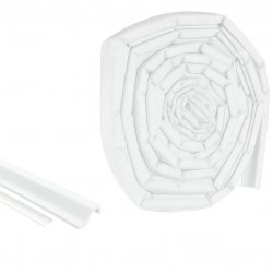 Ruhhy 26271 Samolepiace tesnenia na okná a dvere 400 x 2,1 cm, biele