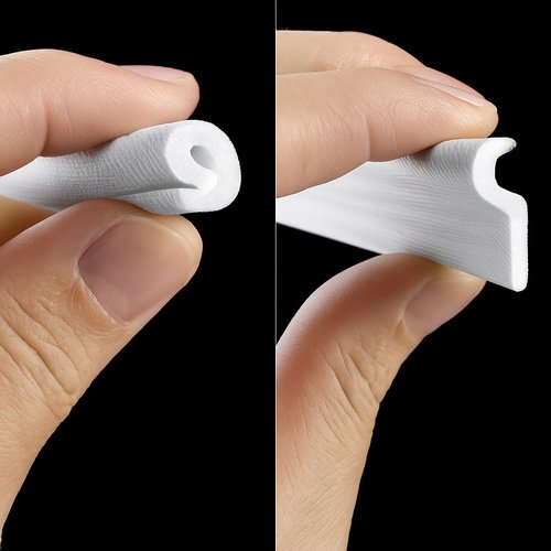 Ruhhy 26271 Samolepiace tesnenia na okná a dvere 400 x 2,1 cm, biele