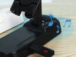 Verk 04132 Držiak na telefón s funkciou reproduktora Bluetooth a powerbanky, čierny