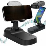 Verk 04132 Držiak na telefón s funkciou reproduktora Bluetooth a powerbanky, čierny