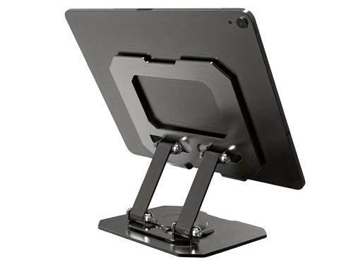 Verk 04134 Skládací kovový držák na tablet – univerzální, otočný, 4–16"