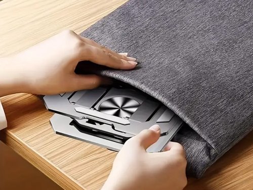 Verk 04134 Skládací kovový držák na tablet – univerzální, otočný, 4–16"