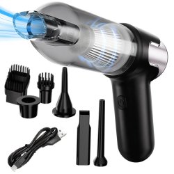 Verk 10143 Ruční bezdrátový vysavač s příslušenstvím 6 v 1, 120 W, černý