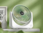 Verk 16037 Bezdrôtový ventilátor USB, 3 rýchlosti, 19 cm, ružový