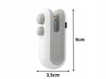 Verk 24545 Ruční mini svářečka na fólie s magnetem, USB, 2 v 1