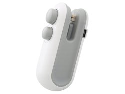 Verk 24545 Ručná mini zváračka fólií s magnetom, USB, 2 v 1, biela
