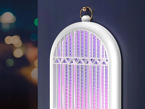 Verk 24604 Elektrický lapač hmyzu s UV světlem, závěsný, 2 režimy, USB, černý