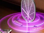 Verk 24612 Elektrická plácačka na muchy s UV svetlom, 3 W, čierna