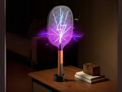 Verk 24612 Elektrická plácačka na muchy s UV svetlom, 3 W, čierna